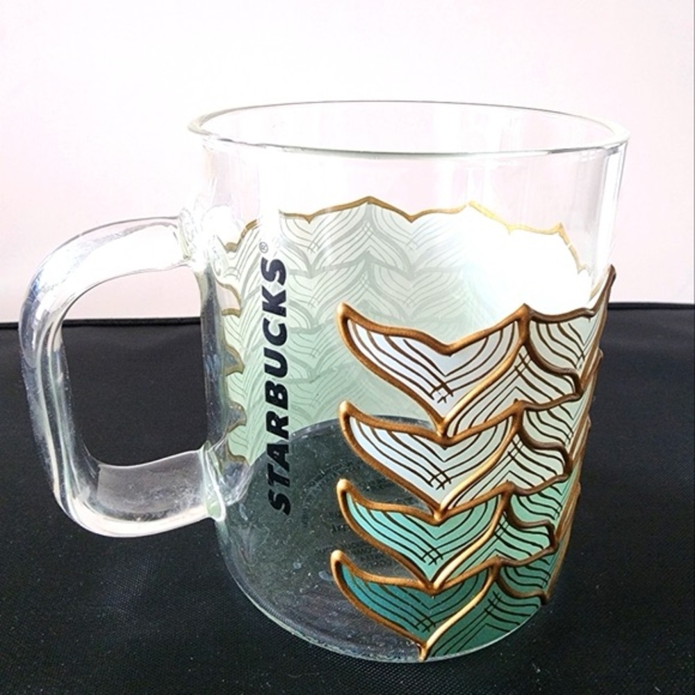 Starbucks 50th ANNIVERSARY EXCLUSIVE LIMITED EDITION Glass Mug 12oz Sirens